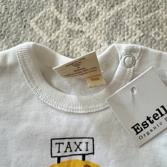 Brand new with tags - Estella Organic Baby NYC taxi onesie - Picture 3 of 3